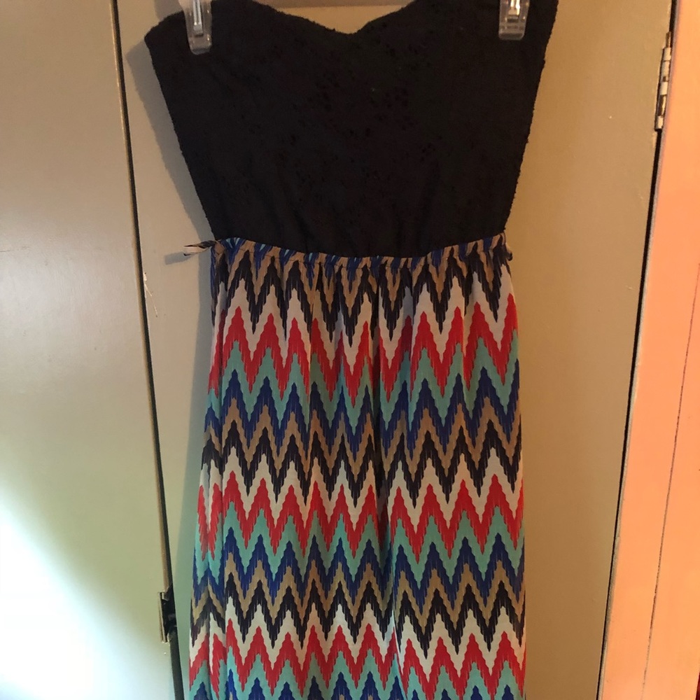 High-low maxi dress